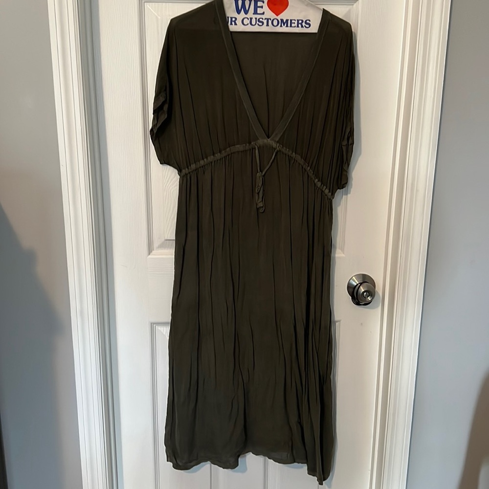 James Perse Size 4, Army Green Dress
